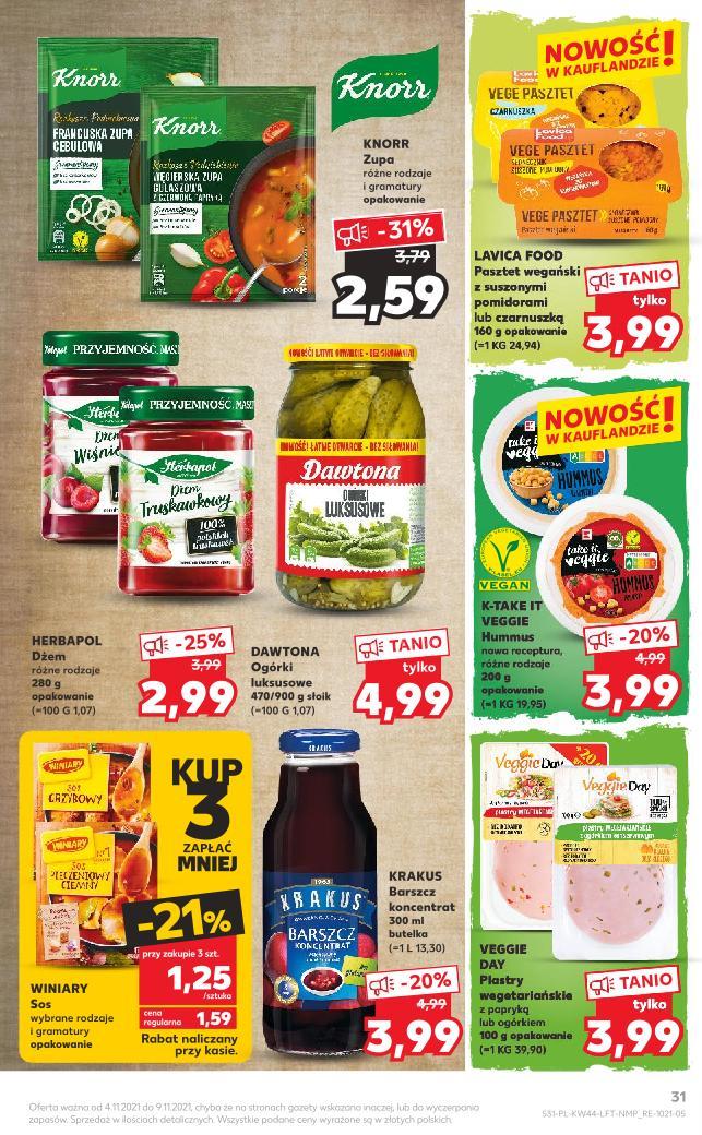 Gazetka promocyjna Kaufland do 09/11/2021 str.31