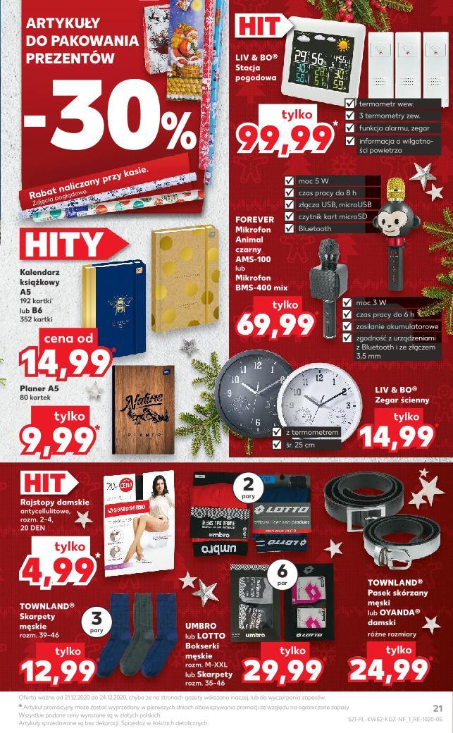 Gazetka promocyjna Kaufland do 24/12/2020 str.21