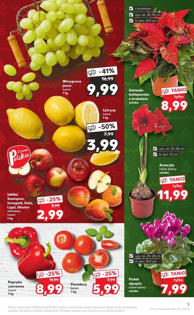 Gazetka promocyjna Kaufland do 24/12/2020 str.3