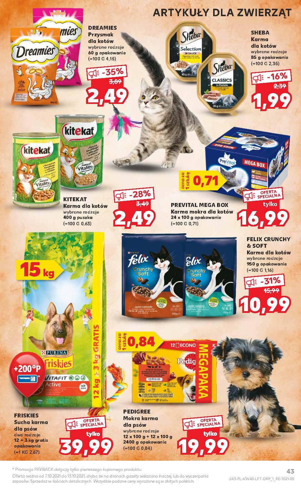 Gazetka promocyjna Kaufland do 13/10/2021 str.43