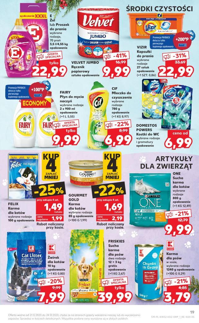 Gazetka promocyjna Kaufland do 24/12/2020 str.19