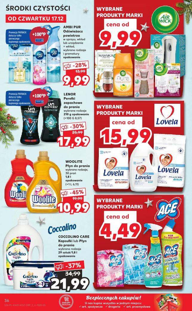 Gazetka promocyjna Kaufland do 20/12/2020 str.36