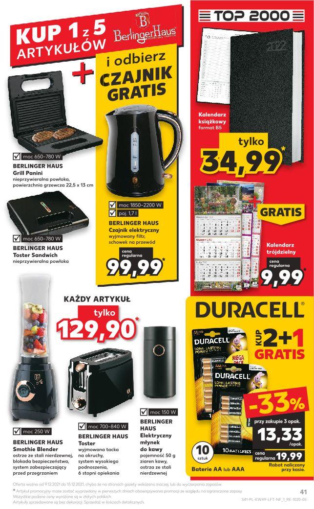 Gazetka promocyjna Kaufland do 15/12/2021 str.41