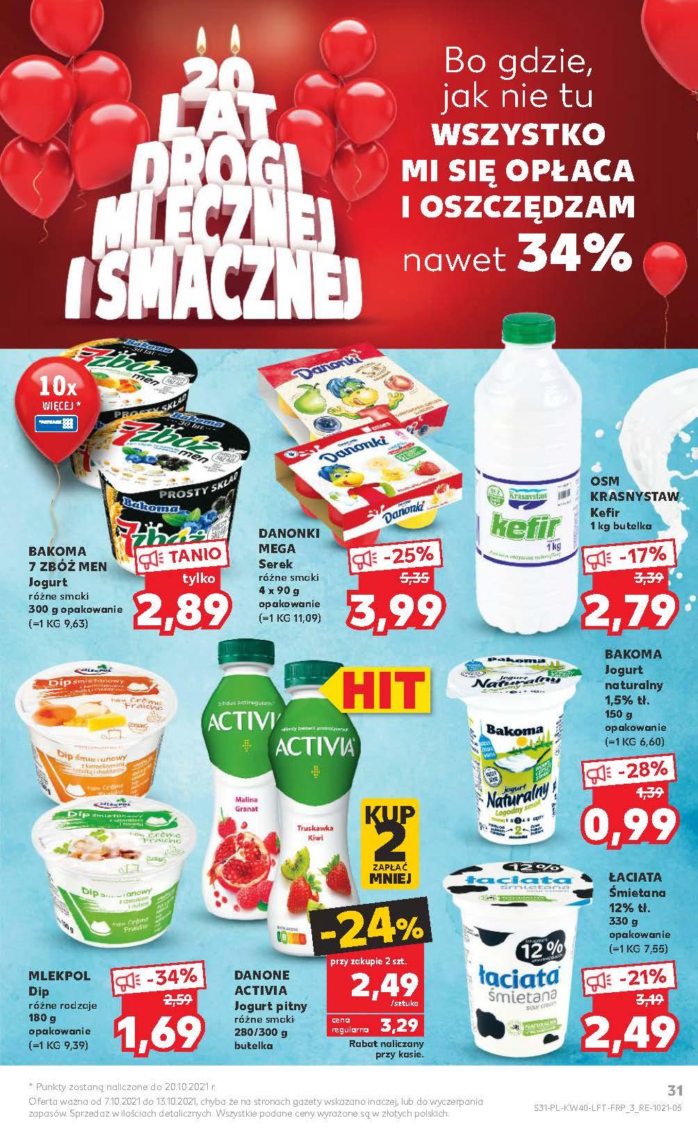 Gazetka promocyjna Kaufland do 13/10/2021 str.31