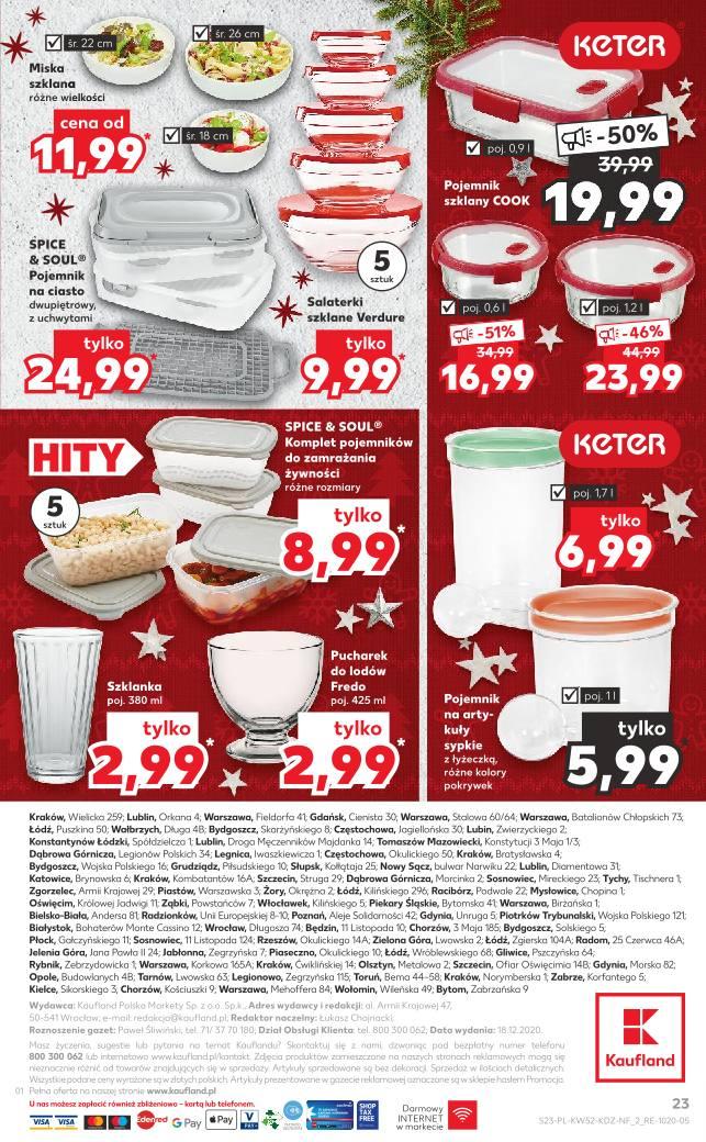 Gazetka promocyjna Kaufland do 24/12/2020 str.23