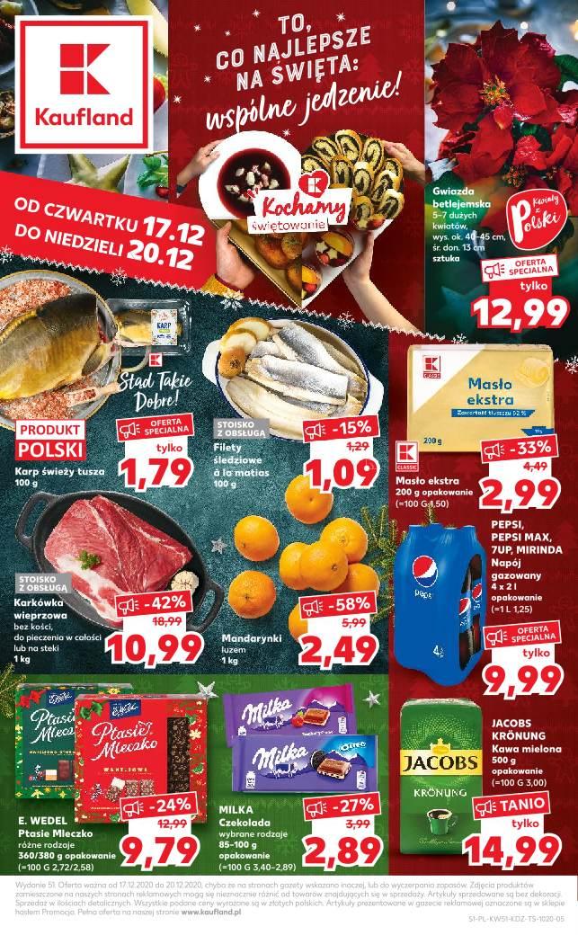 Gazetka promocyjna Kaufland do 20/12/2020 str.1