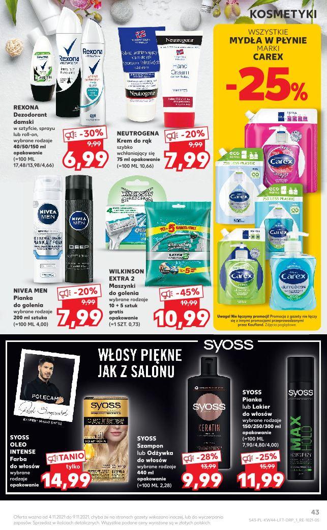 Gazetka promocyjna Kaufland do 09/11/2021 str.43