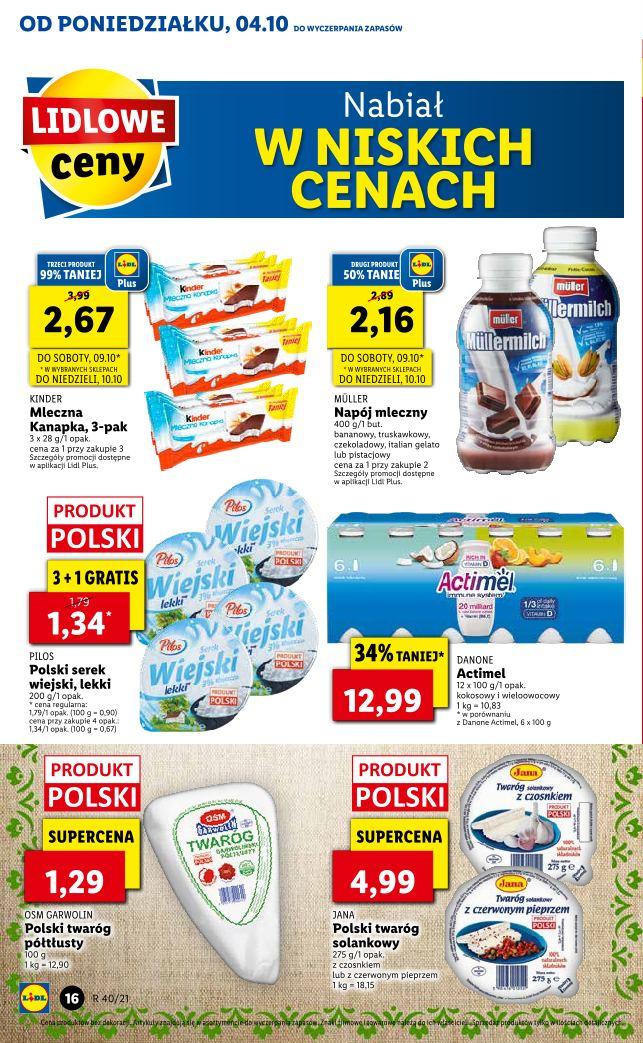 Gazetka promocyjna Lidl do 06/10/2021 str.16