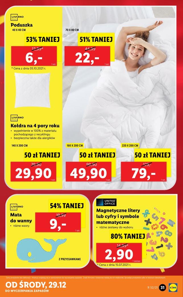 Gazetka promocyjna Lidl do 31/12/2021 str.31