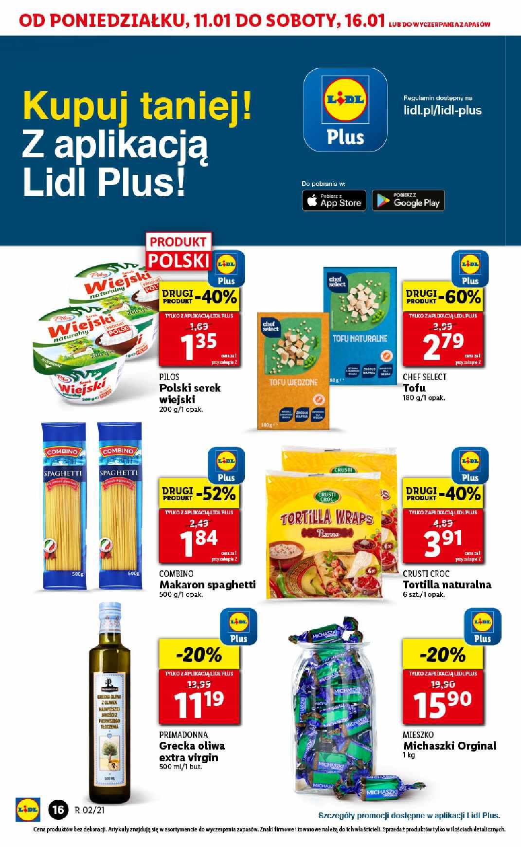 Gazetka promocyjna Lidl do 13/01/2021 str.16