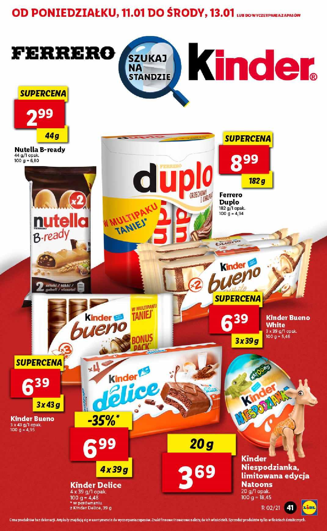 Gazetka promocyjna Lidl do 13/01/2021 str.41