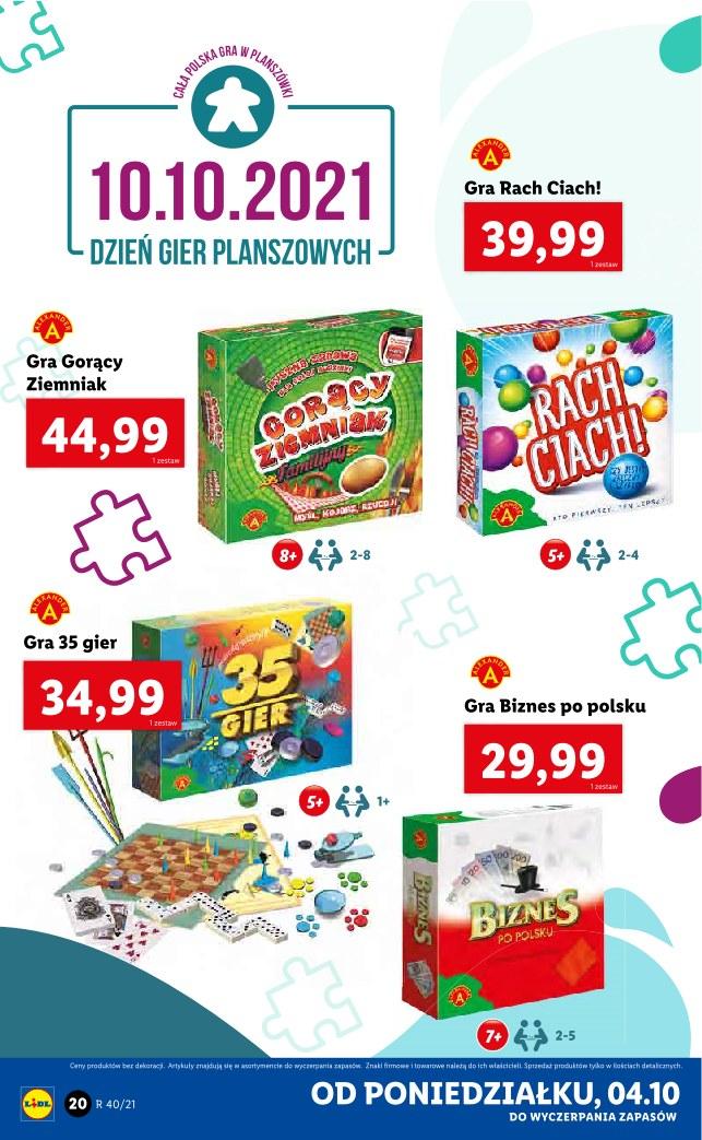 Gazetka promocyjna Lidl do 09/10/2021 str.20