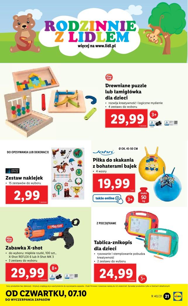 Gazetka promocyjna Lidl do 09/10/2021 str.21