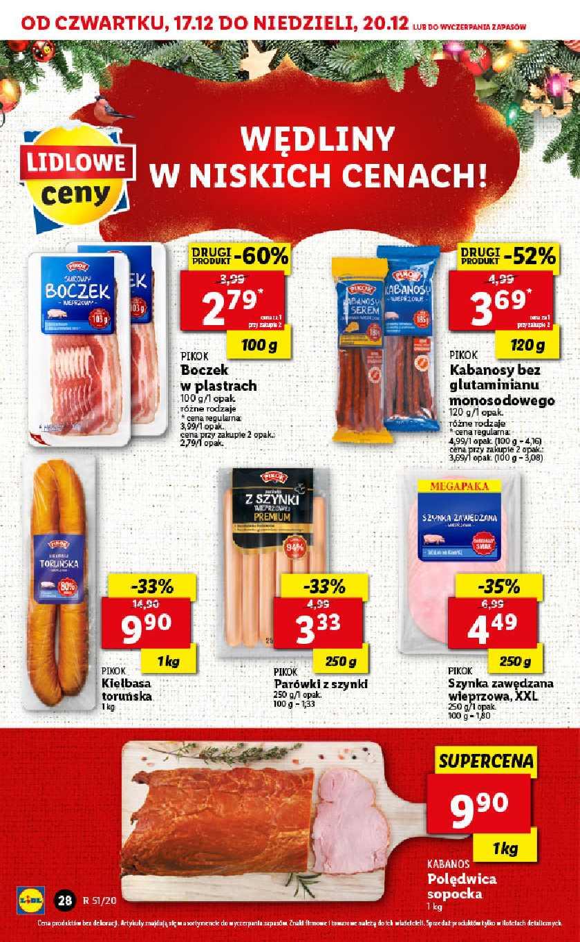 Gazetka promocyjna Lidl do 20/12/2020 str.28