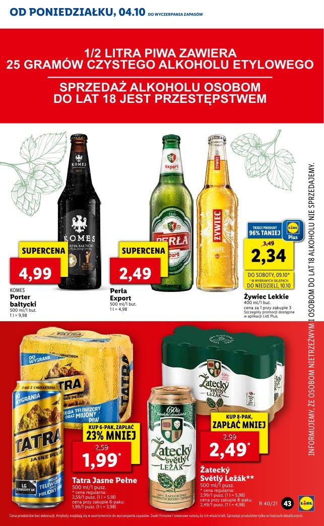 Gazetka promocyjna Lidl do 06/10/2021 str.43