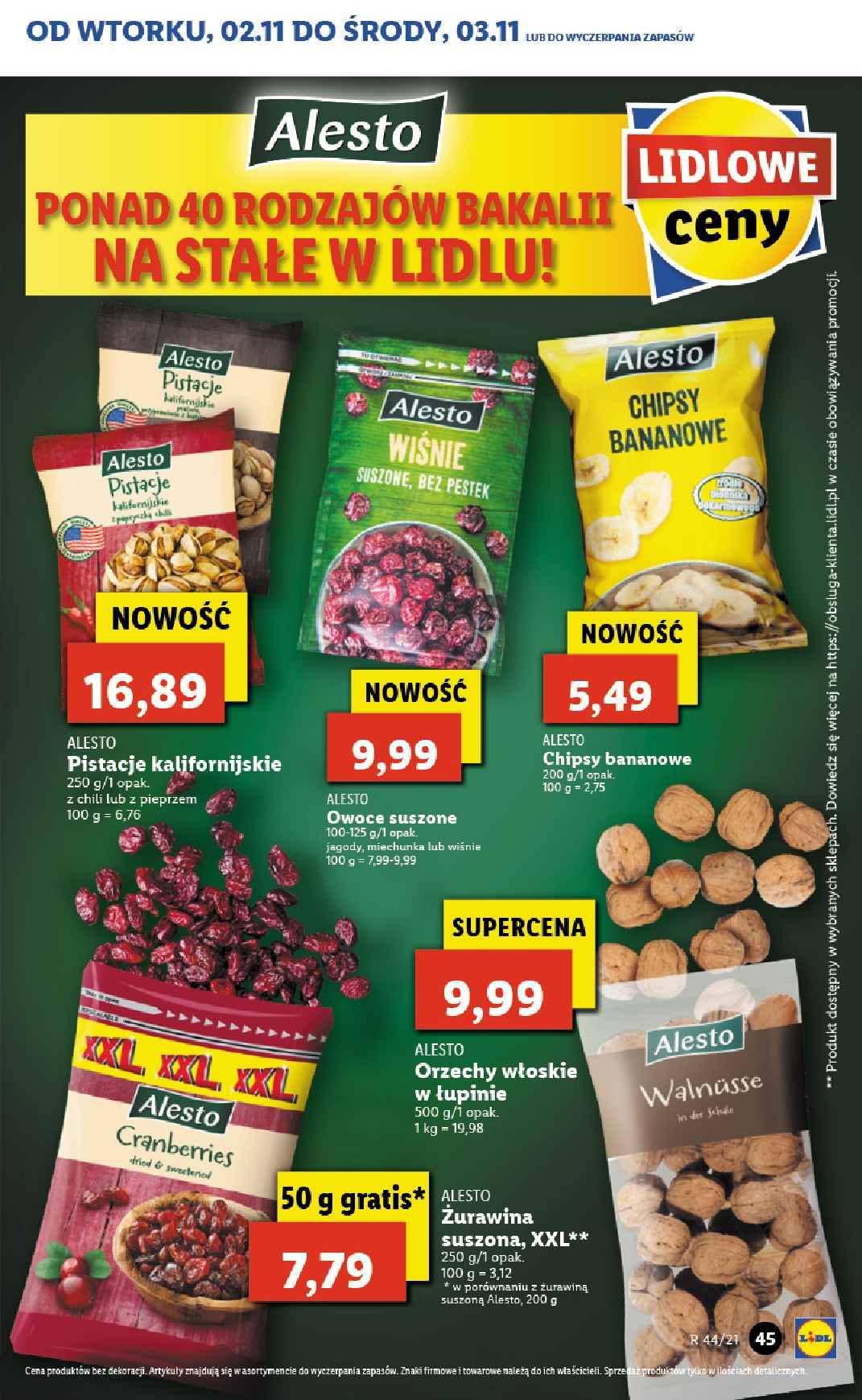 Gazetka promocyjna Lidl do 03/11/2021 str.45