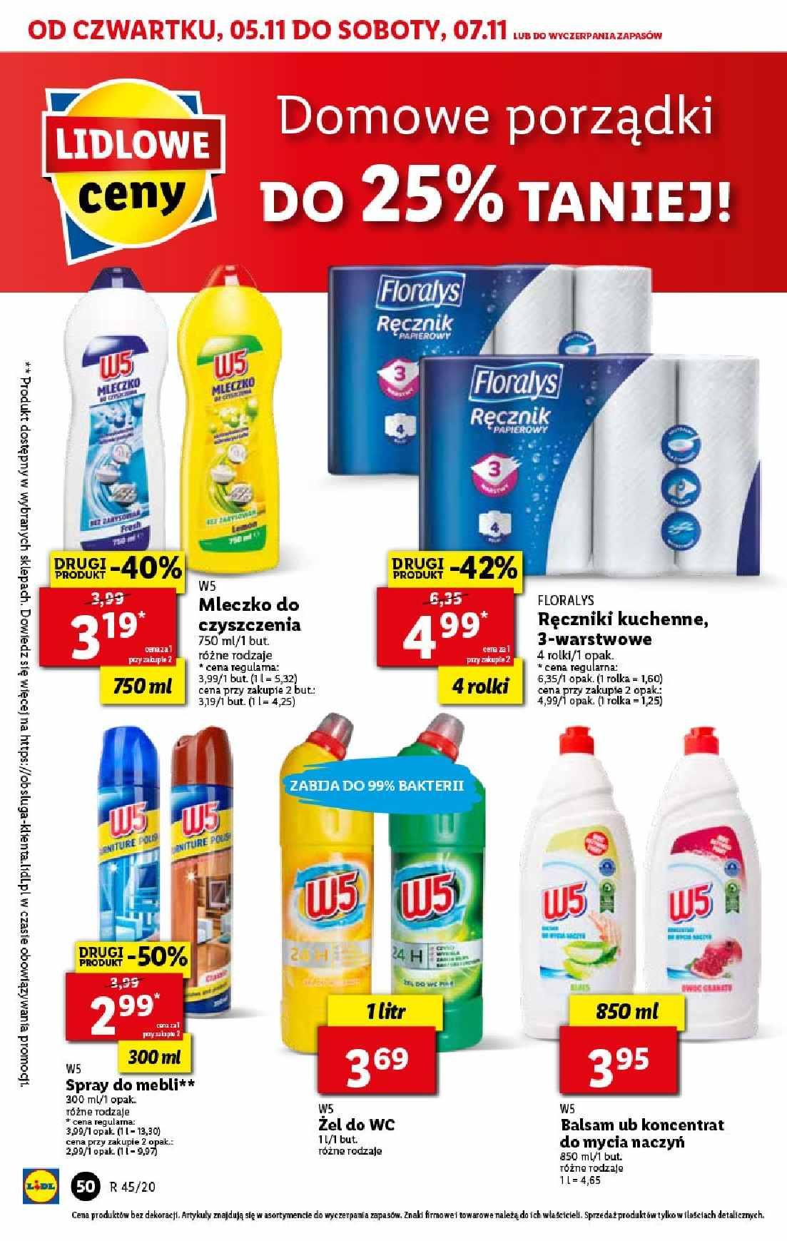 Gazetka promocyjna Lidl do 07/11/2020 str.50