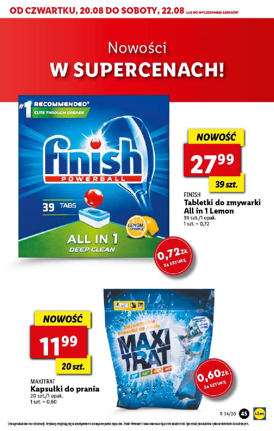 Gazetka promocyjna Lidl do 22/08/2020 str.45