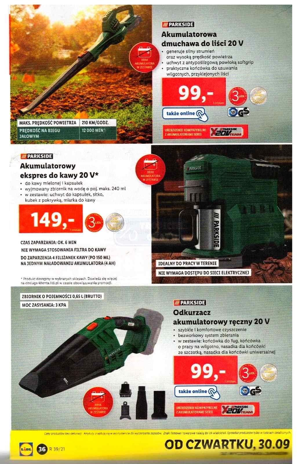 Gazetka promocyjna Lidl do 02/10/2021 str.36