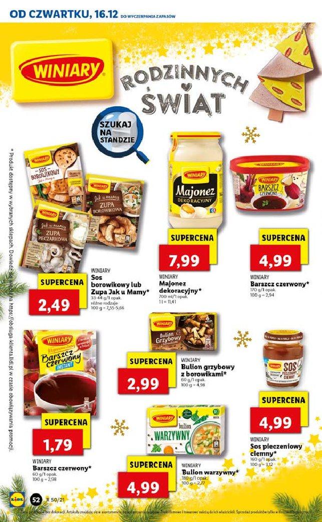 Gazetka promocyjna Lidl do 19/12/2021 str.52