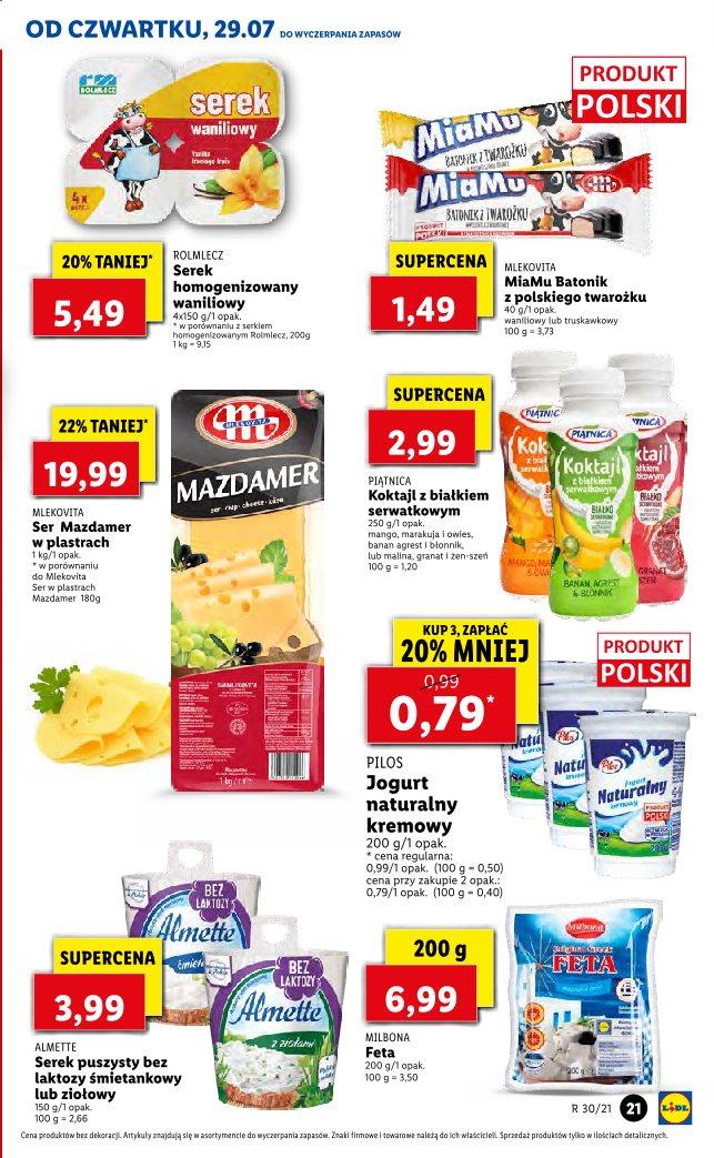 Gazetka promocyjna Lidl do 31/07/2021 str.21