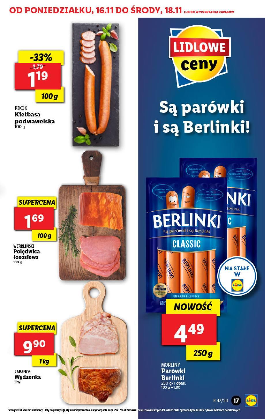 Gazetka promocyjna Lidl do 18/11/2020 str.17