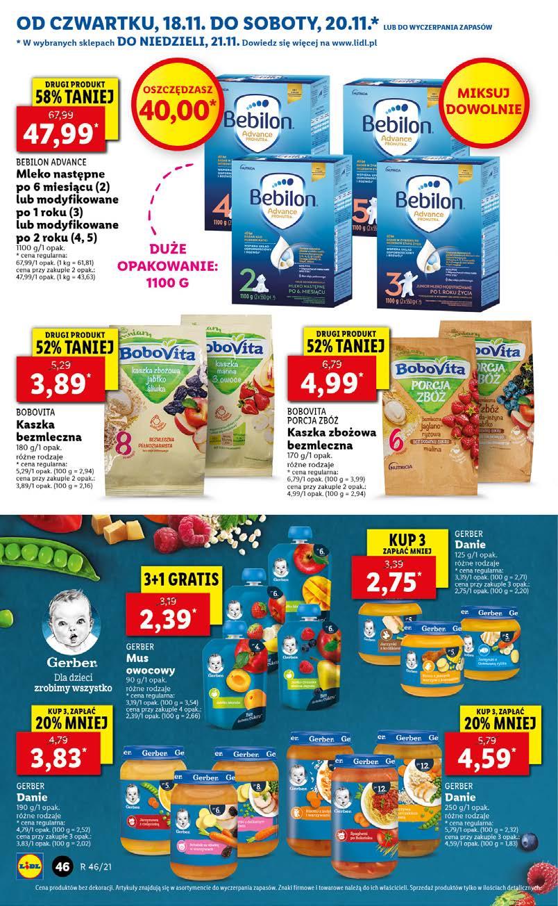 Gazetka promocyjna Lidl do 20/11/2021 str.46