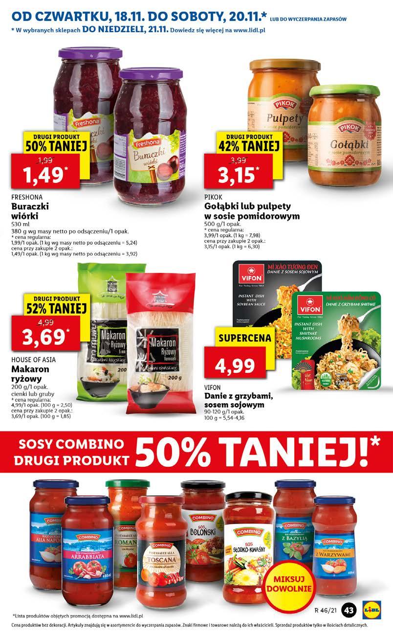 Gazetka promocyjna Lidl do 20/11/2021 str.43