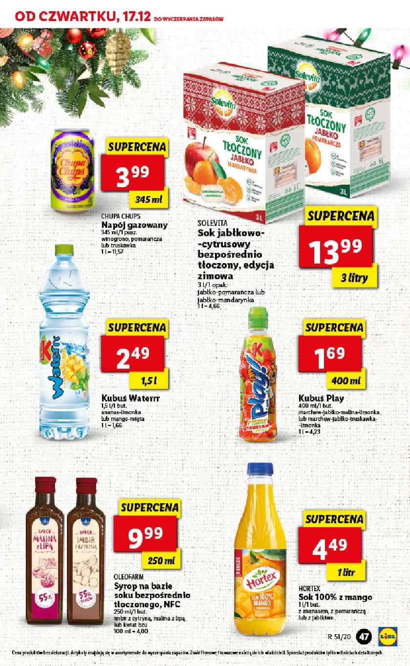 Gazetka promocyjna Lidl do 20/12/2020 str.47