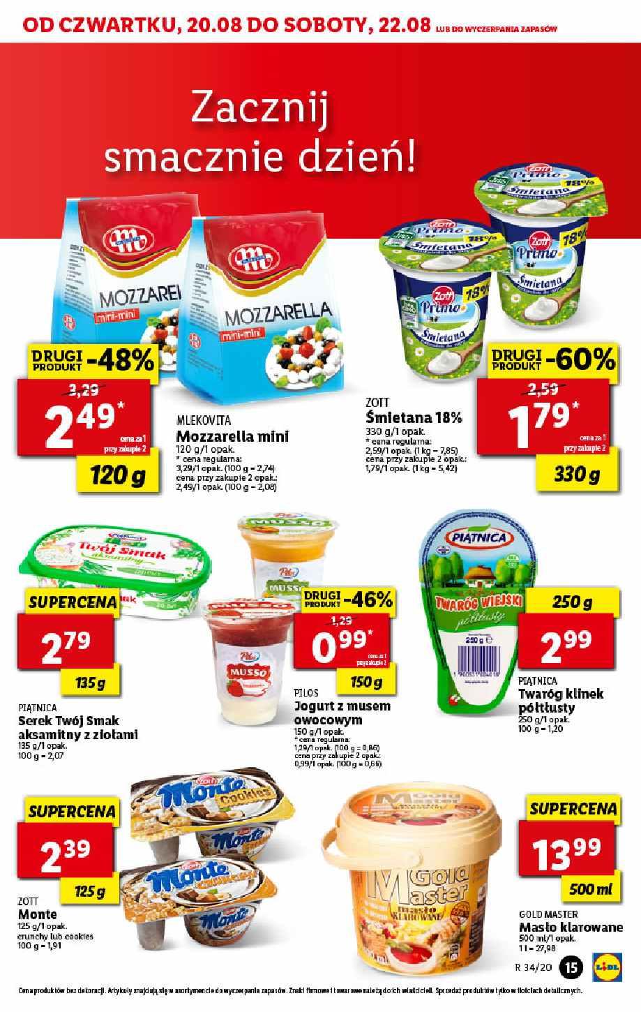 Gazetka promocyjna Lidl do 22/08/2020 str.15