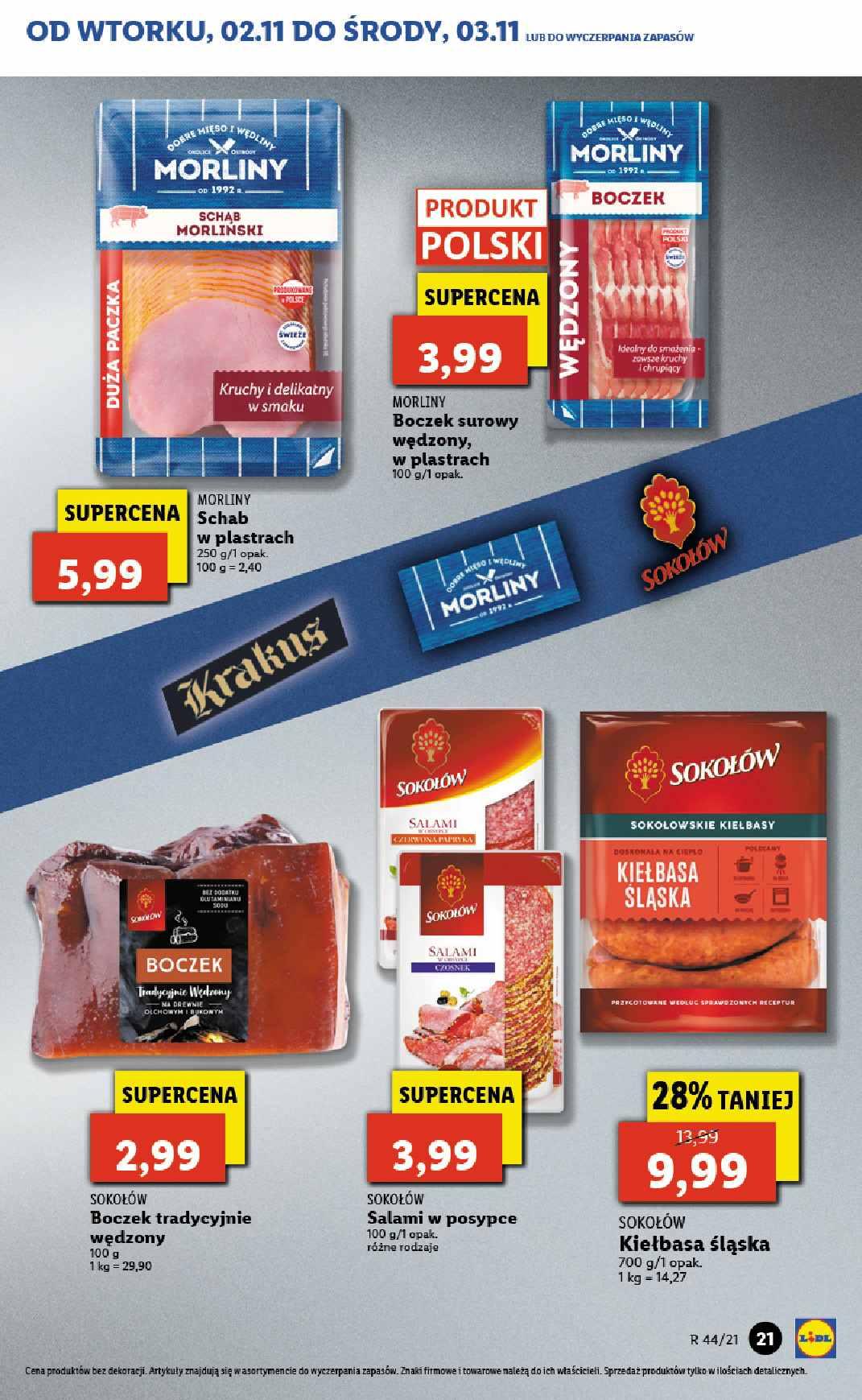 Gazetka promocyjna Lidl do 03/11/2021 str.21