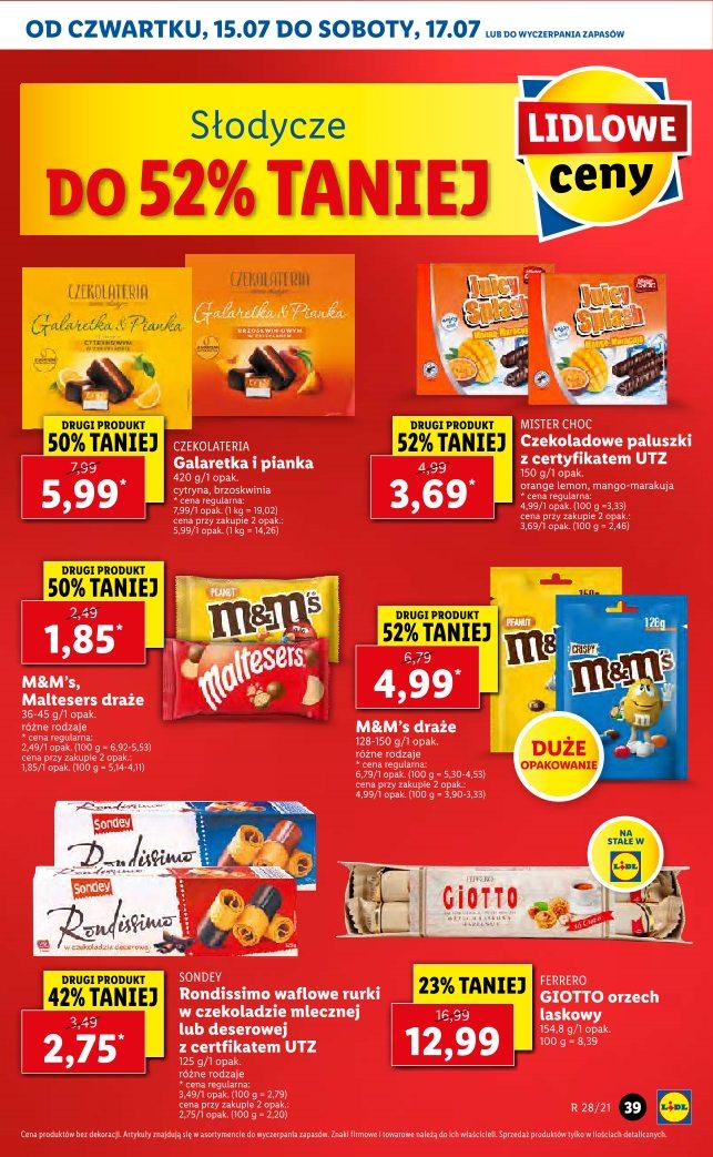 Gazetka promocyjna Lidl do 17/07/2021 str.39