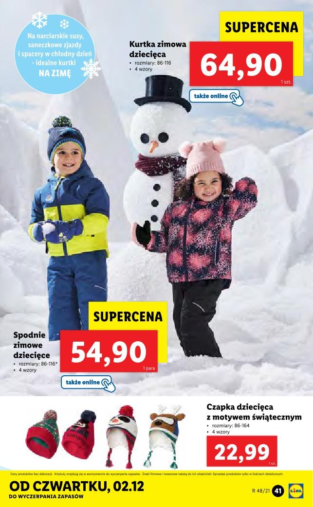 Gazetka promocyjna Lidl do 04/12/2021 str.41