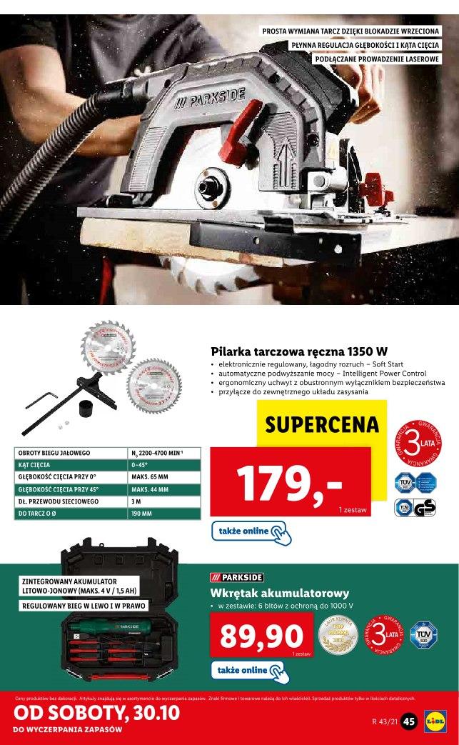 Gazetka promocyjna Lidl do 30/10/2021 str.43