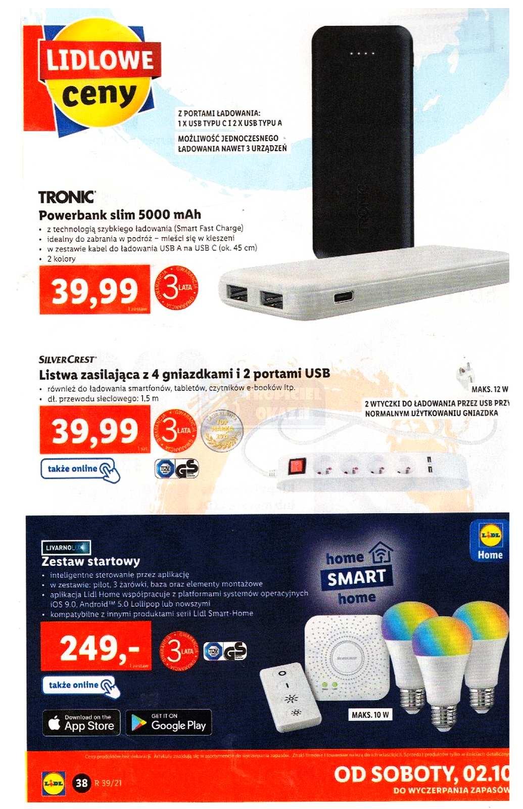 Gazetka promocyjna Lidl do 02/10/2021 str.38