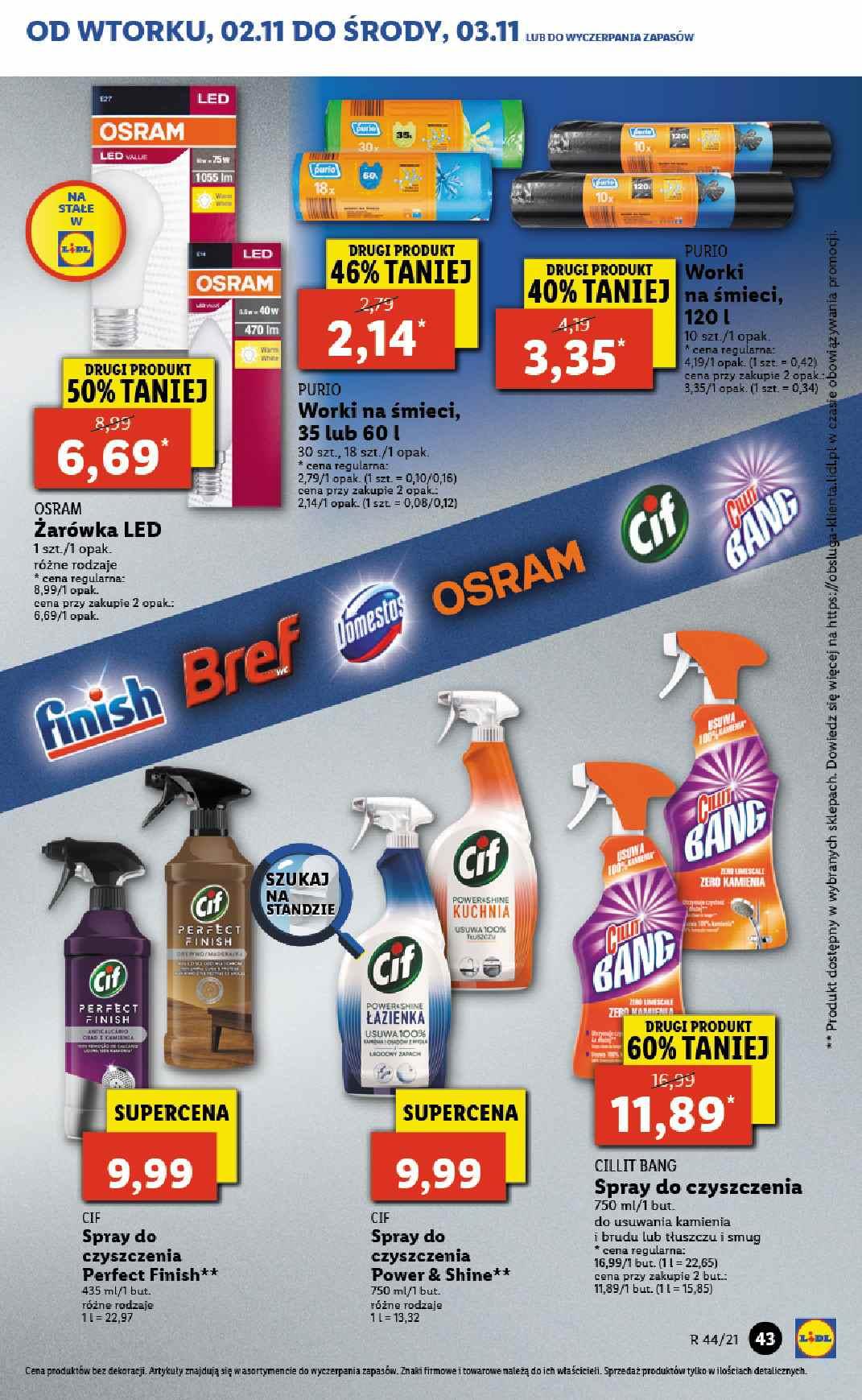 Gazetka promocyjna Lidl do 03/11/2021 str.43