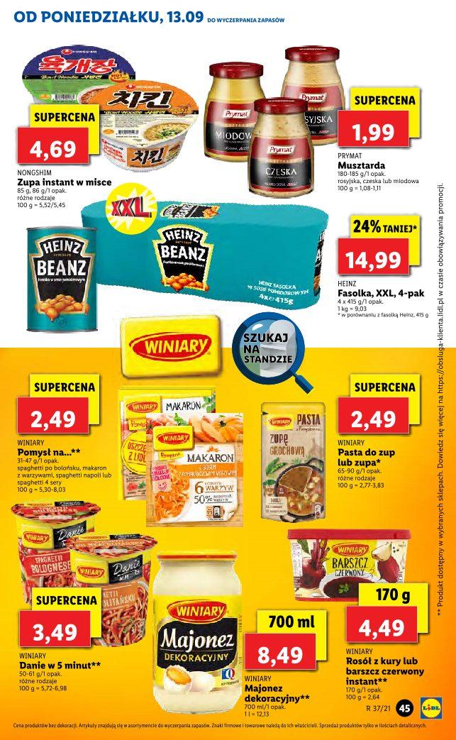 Gazetka promocyjna Lidl do 15/09/2021 str.45