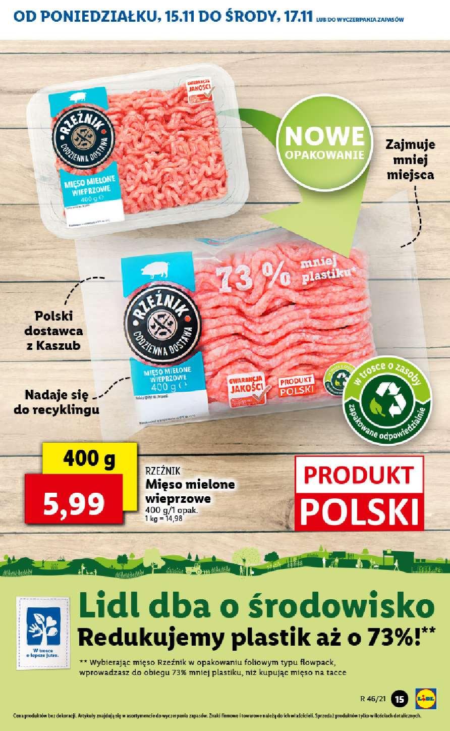 Gazetka promocyjna Lidl do 17/11/2021 str.15