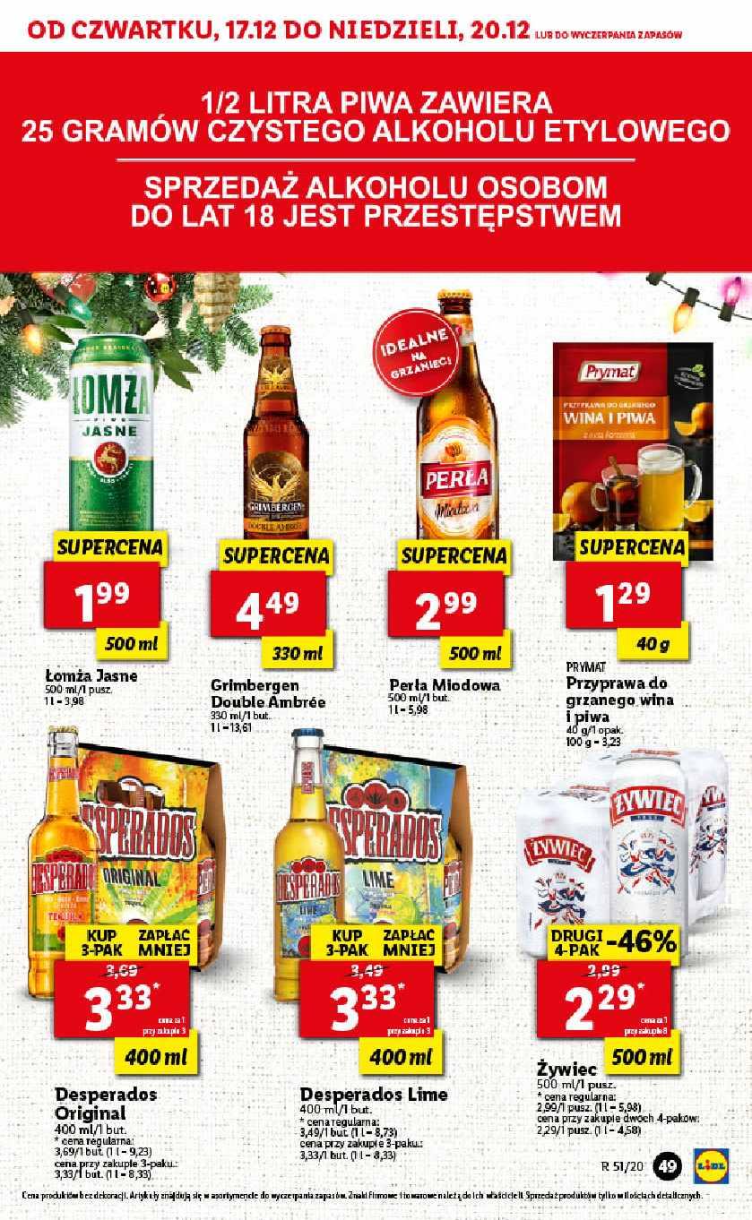 Gazetka promocyjna Lidl do 20/12/2020 str.49