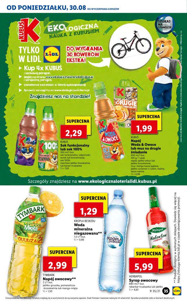 Gazetka promocyjna Lidl do 01/09/2021 str.35