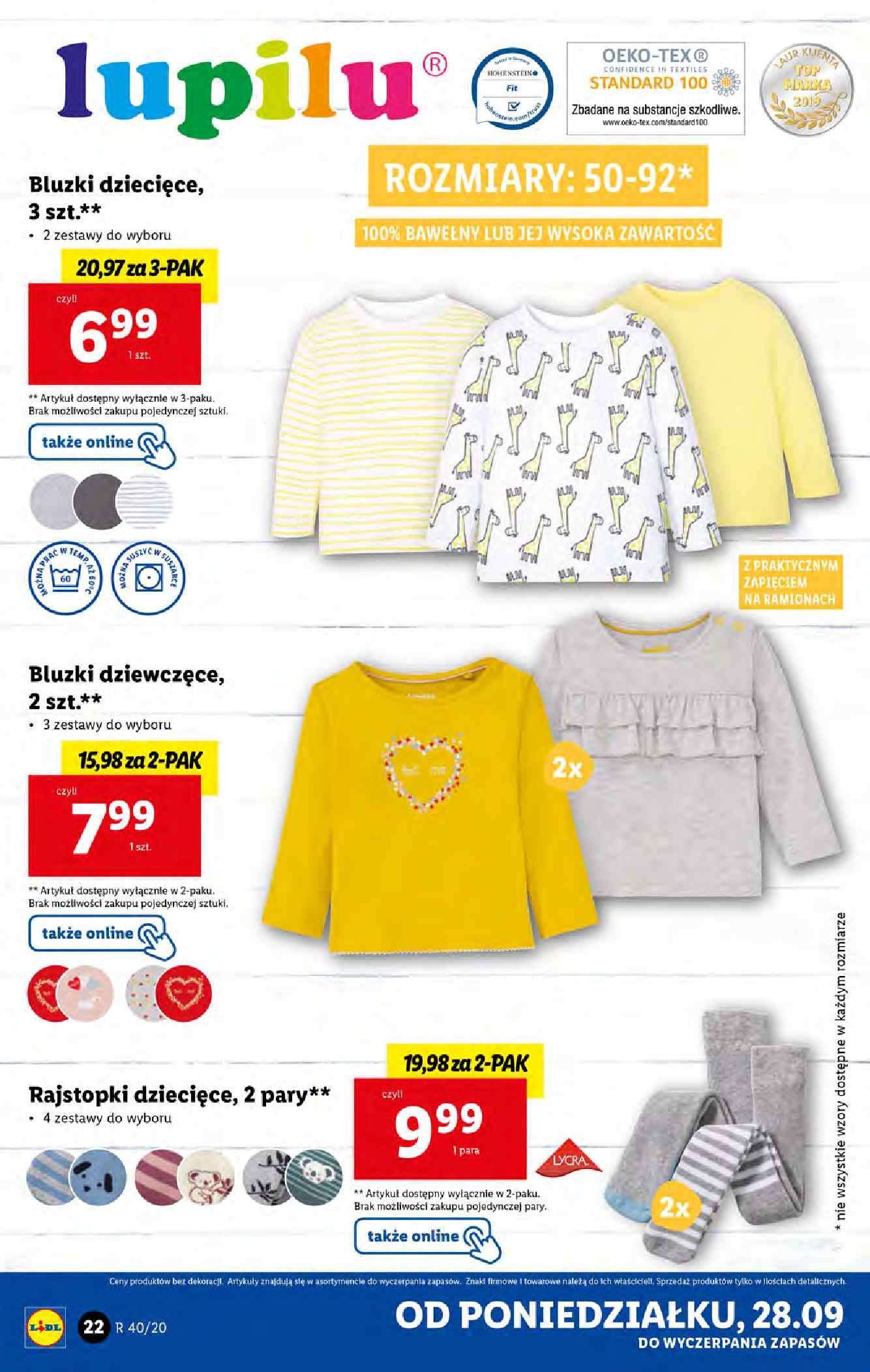 Gazetka promocyjna Lidl do 03/10/2020 str.22