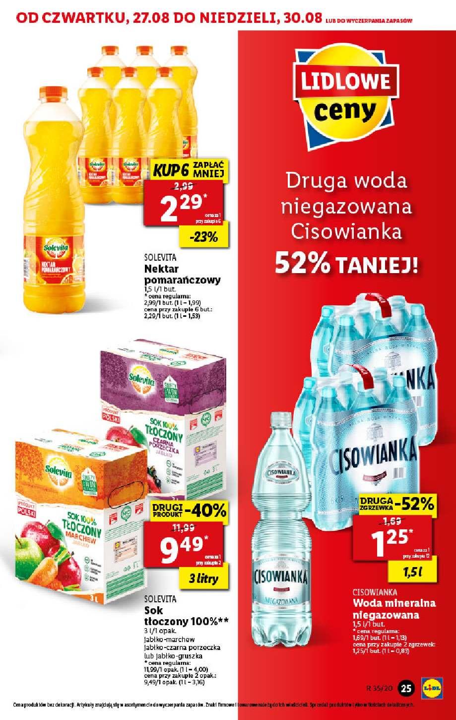 Gazetka promocyjna Lidl do 30/08/2020 str.25