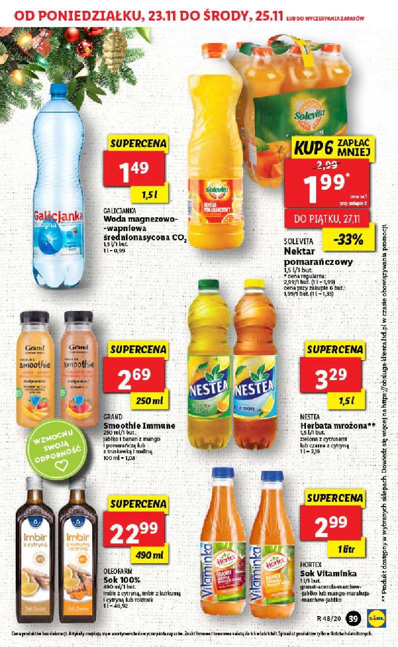 Gazetka promocyjna Lidl do 25/11/2020 str.39