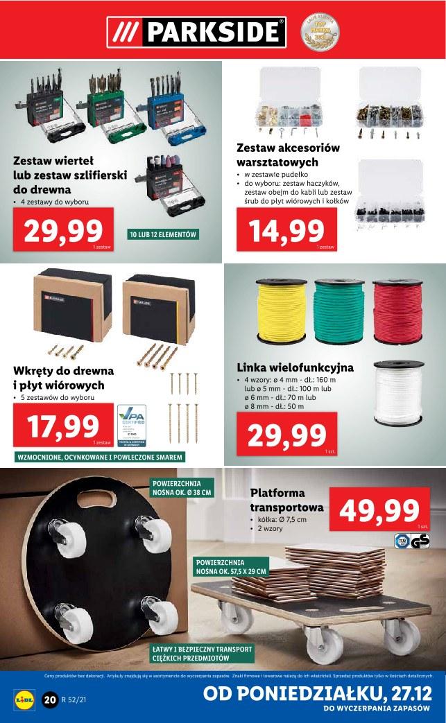 Gazetka promocyjna Lidl do 31/12/2021 str.20