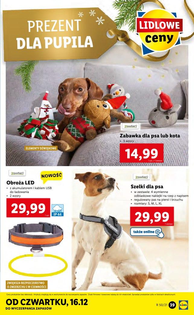 Gazetka promocyjna Lidl do 19/12/2021 str.39