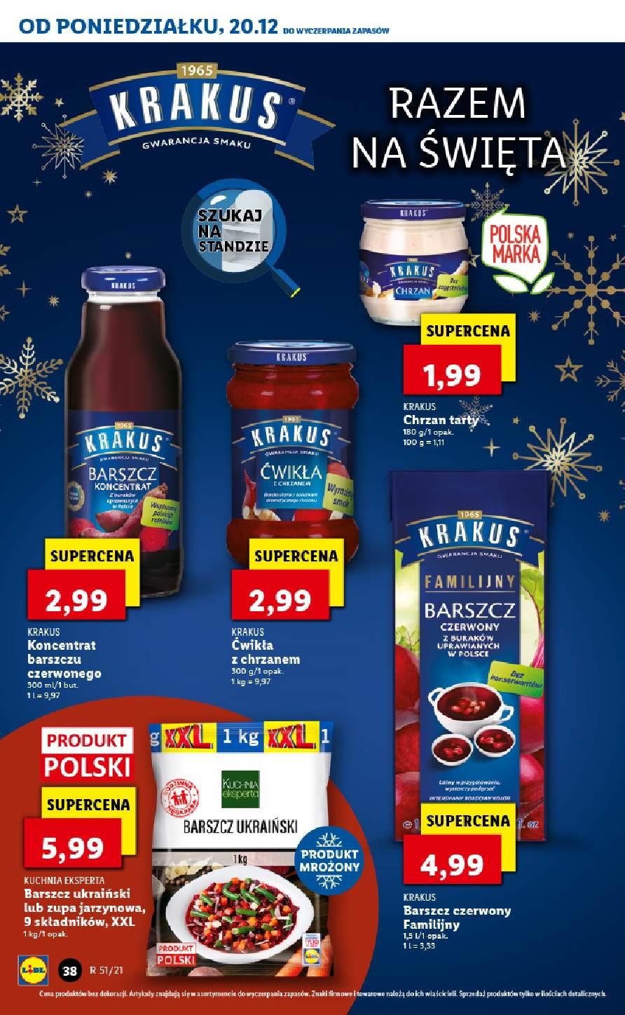 Gazetka promocyjna Lidl do 24/12/2021 str.38