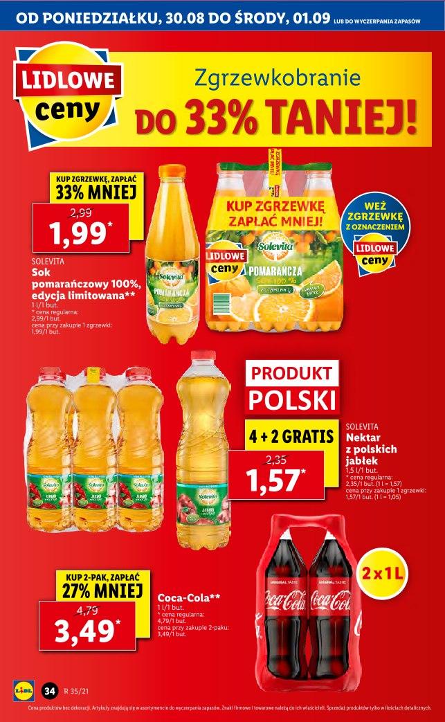 Gazetka promocyjna Lidl do 01/09/2021 str.34