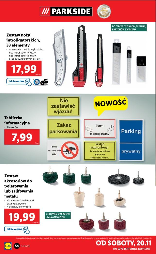 Gazetka promocyjna Lidl do 21/11/2021 str.52