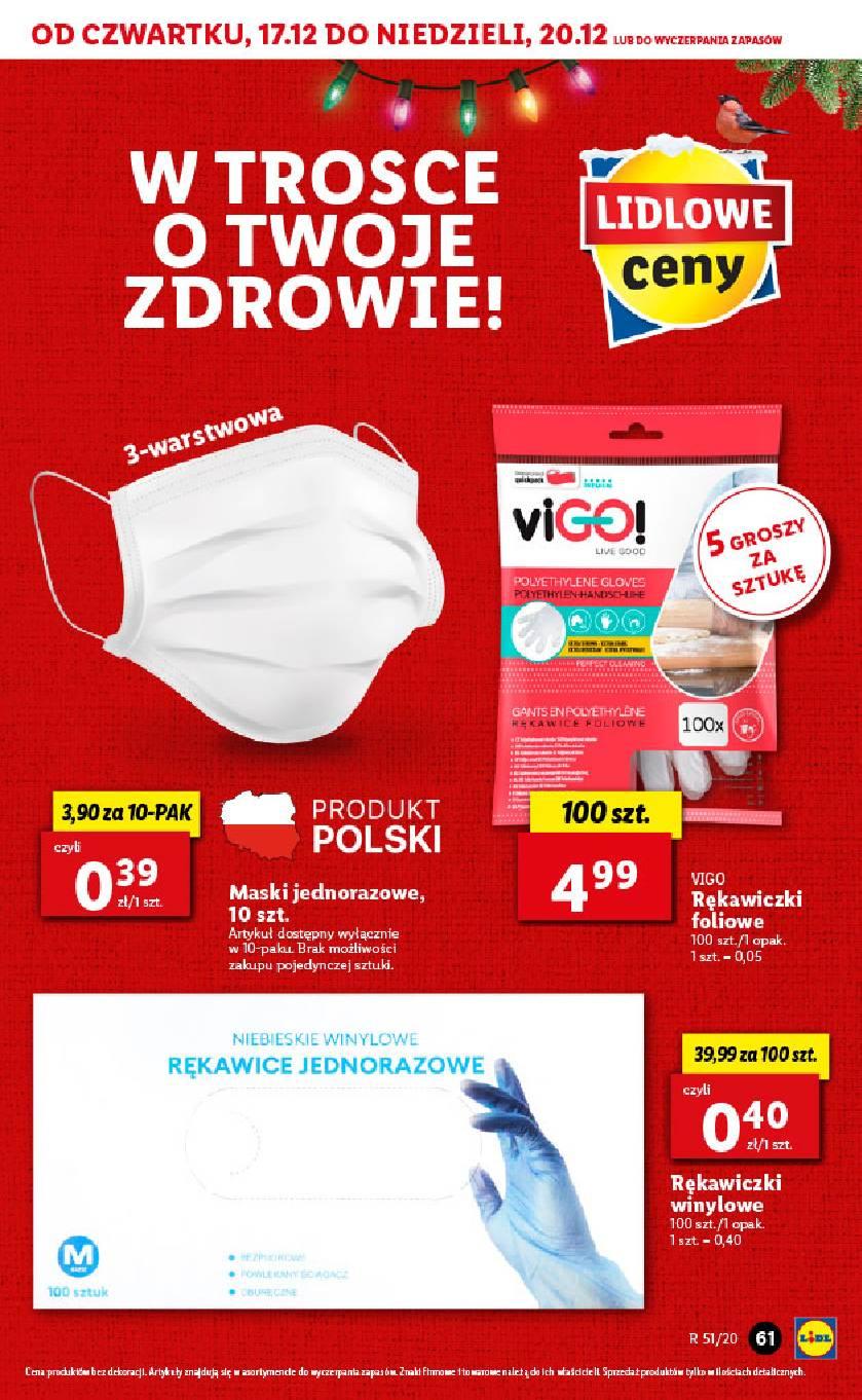 Gazetka promocyjna Lidl do 20/12/2020 str.61