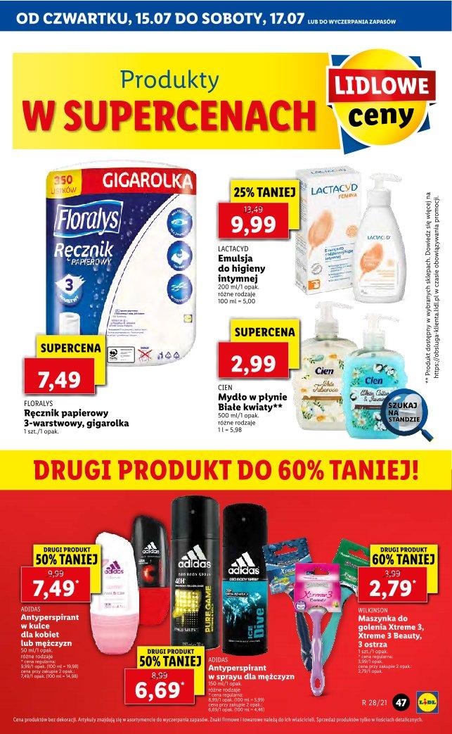 Gazetka promocyjna Lidl do 17/07/2021 str.47